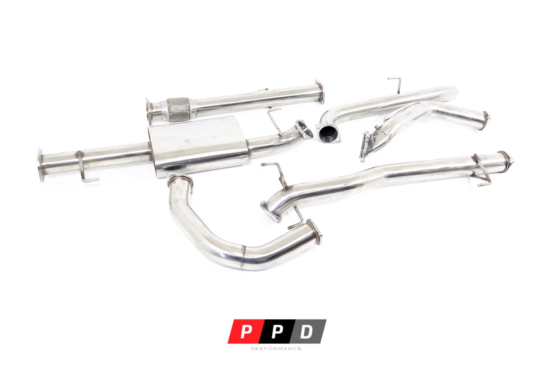 PPD Performance - Toyota Prado (2002 - 2006) 120 Series 1KZ 3.0LT TD 3' Stainless Turbo Exhaust - 4X4OC™ | 4x4 Offroad Centre