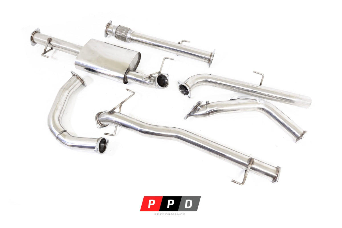 PPD Performance - Toyota Prado (2002 - 2006) 120 Series 1KZ 3.0LT TD 3' Stainless Turbo Exhaust - 4X4OC™ | 4x4 Offroad Centre