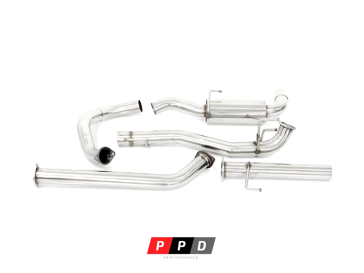 PPD Performance - Toyota Prado (2015+) 150 Series 2.8L TD DPF Back Stainless Steel Exhaust Upgrade - 4X4OC™ | 4x4 Offroad Centre