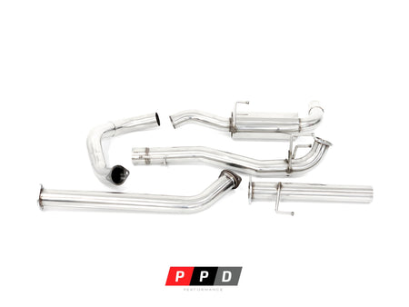 PPD Performance - Toyota Prado (2015+) 150 Series 2.8L TD DPF Back Stainless Steel Exhaust Upgrade - 4X4OC™ | 4x4 Offroad Centre