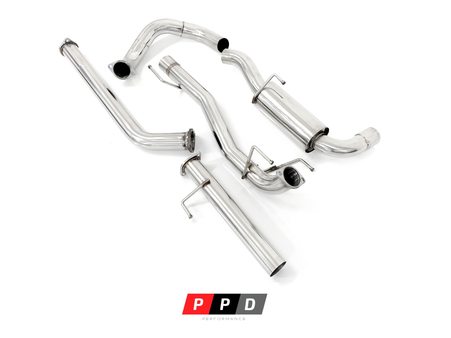 PPD Performance - Toyota Prado (2015+) 150 Series 2.8L TD DPF Back Stainless Steel Exhaust Upgrade - 4X4OC™ | 4x4 Offroad Centre