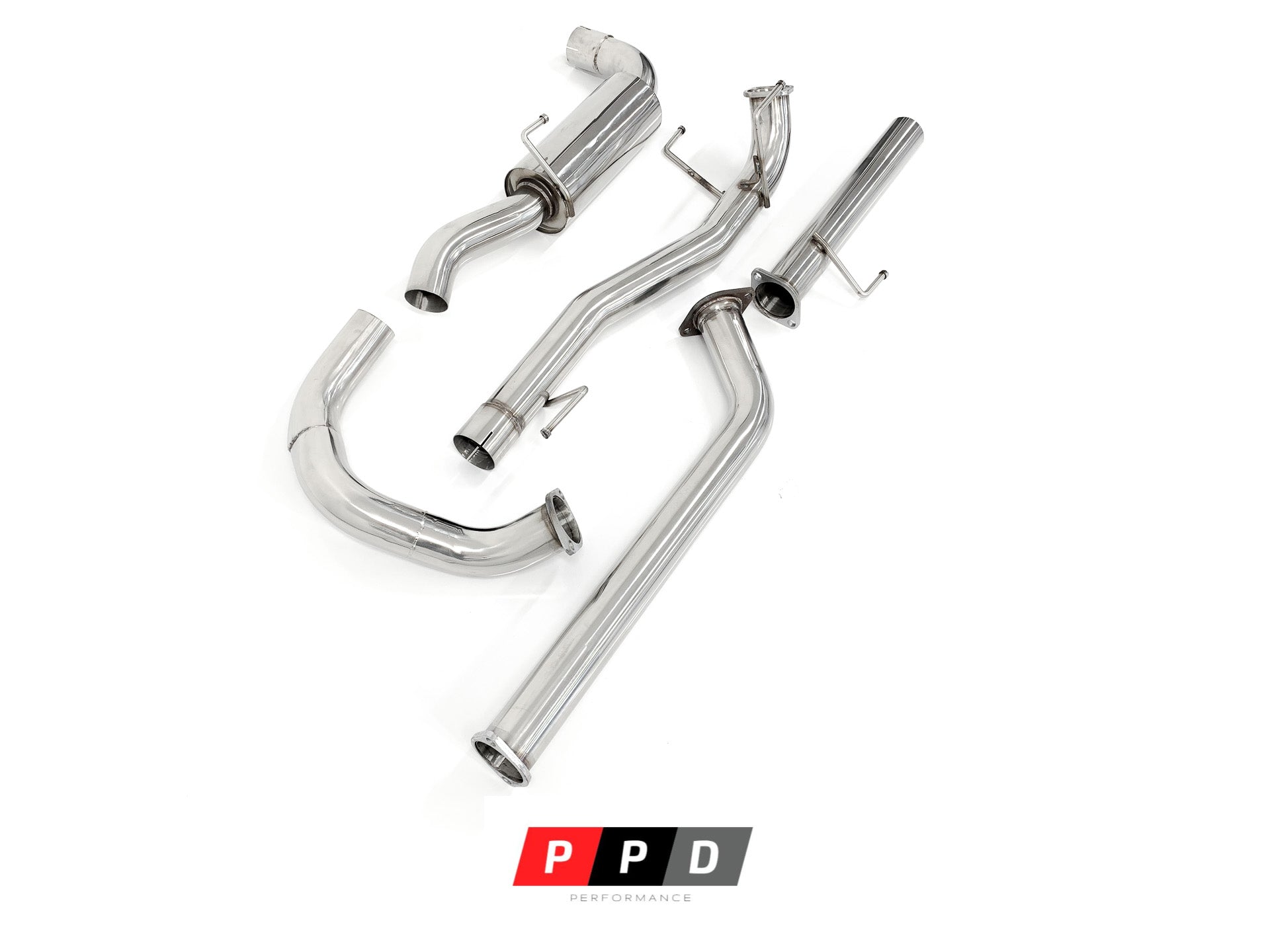 PPD Performance - Toyota Prado (2015+) 150 Series 2.8L TD DPF Back Stainless Steel Exhaust Upgrade - 4X4OC™ | 4x4 Offroad Centre