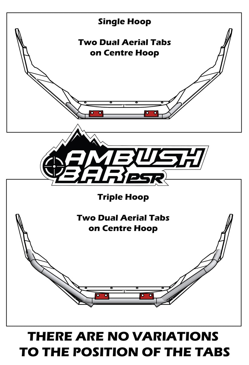 PSR - Performance Suspension Racing - Ford R Ranger (2018 - 2021) PSR PX MK3 8/2018 - ON Ambush Triple Hoop Bullbar - 4X4OC™ | 4x4 Offroad Centre