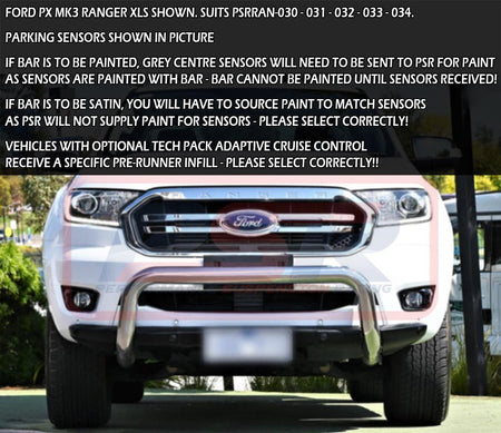 PSR - Performance Suspension Racing - Ford R Ranger (2018 - 2021) PSR PX MK3 8/2018 - ON Ambush Triple Hoop Bullbar - 4X4OC™ | 4x4 Offroad Centre