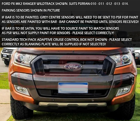 PSR - Performance Suspension Racing - Ford Ranger (2015 - 2018) PSR PX MK2 8/2015 - 7/2018 Ambush Hoopless Bullbar 1' Body Lift - 4X4OC™ | 4x4 Offroad Centre