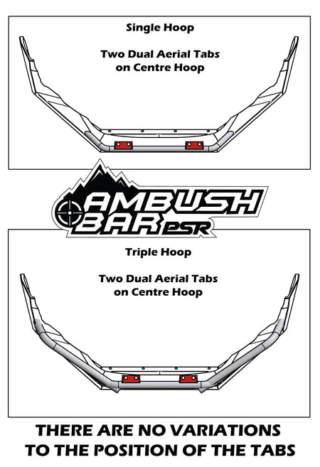 PSR - Performance Suspension Racing - Ford Ranger (2015 - 2018) PSR PX MK2 8/2015 - 7/2018 Ambush Single Hoop Bullbar - 4X4OC™ | 4x4 Offroad Centre