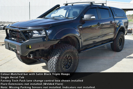 PSR - Performance Suspension Racing - Ford Ranger (2015 - 2018) PSR PX MK2 8/2015 - 7/2018 Ambush Triple Hoop Bullbar - 4X4OC™ | 4x4 Offroad Centre