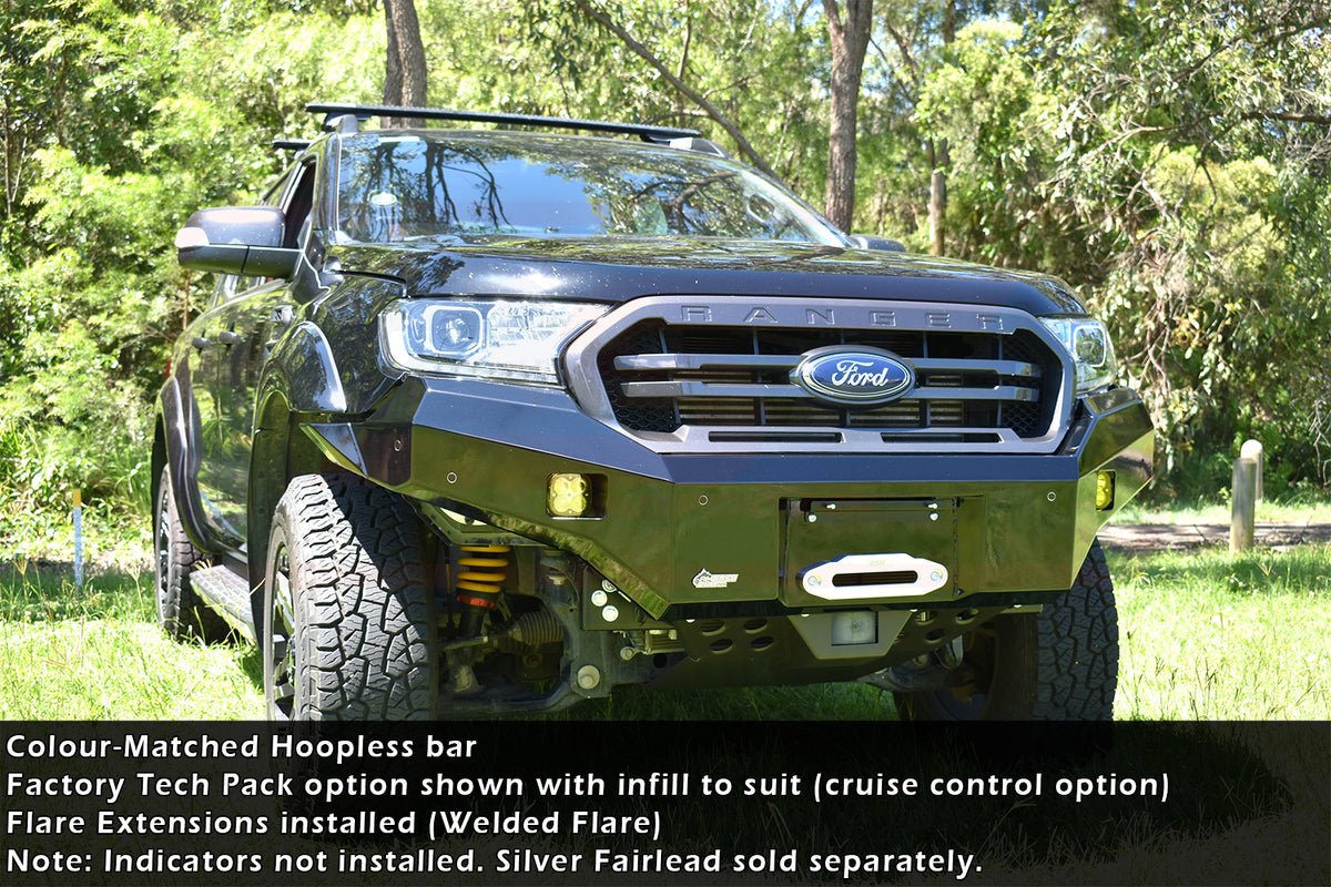 PSR - Performance Suspension Racing - Ford Ranger (2018 - 2021) PSR PX MK3 8/2018 - ON Ambush Hoopless Bullbar - 4X4OC™ | 4x4 Offroad Centre