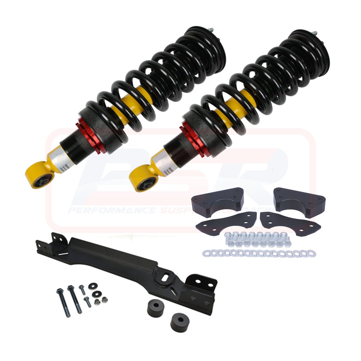 PSR - Performance Suspension Racing - Holden Colorado (2012 - 2019) RG PSR Bilstein Front suspension lift kit (2' - 4' adjustable) - Assembled Coilovers - 4X4OC™ | 4x4 Offroad Centre