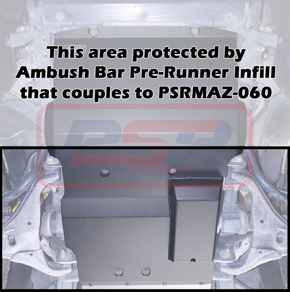 PSR - Performance Suspension Racing - Mazda BT - 50 (2016 - 2020) PSR 2 / PX 2 - 3 Ranger Front Bash Guard (Suits Pre Runner Infill) - 4X4OC™ | 4x4 Offroad Centre