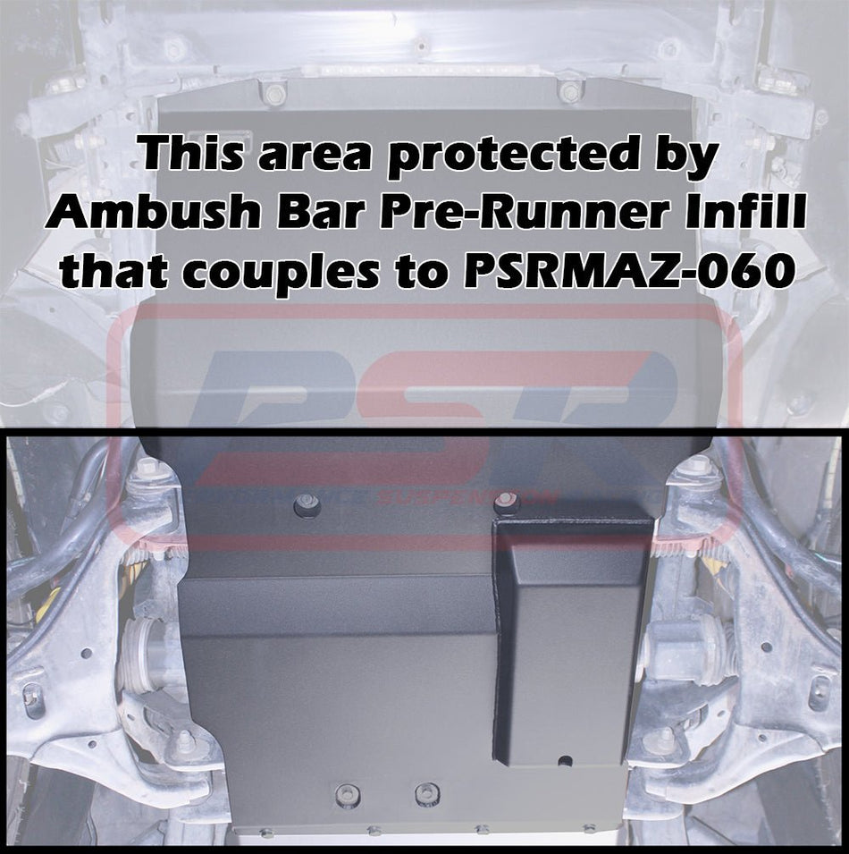 PSR - Performance Suspension Racing - Mazda BT - 50 (2016 - 2020) PSR 2 / PX 2 - 3 Ranger Front Bash Guard (Suits Pre Runner Infill) - 4X4OC™ | 4x4 Offroad Centre