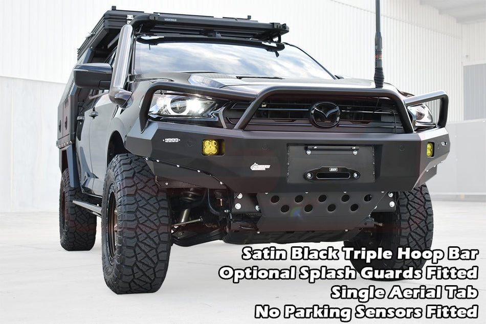 PSR - Performance Suspension Racing - Mazda BT - 50 (2021 - 2025) PSR TF 2021 - ON Ambush Triple Hoop Bullbar - 4X4OC™ | 4x4 Offroad Centre