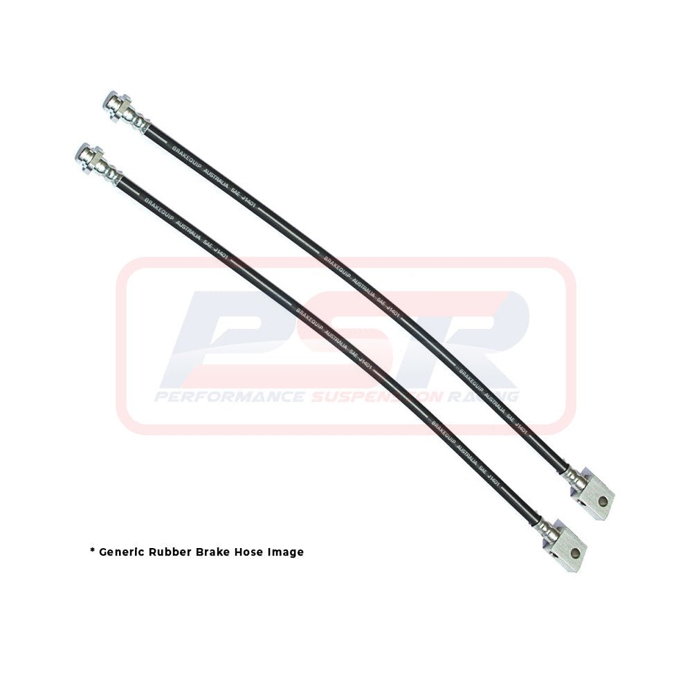 PSR - Performance Suspension Racing - Mitsubishi Triton (2015 - 2023) PSR MQ / MR Rear Rubber Extended Brake Hoses - DUAL HOSE - 4X4OC™ | 4x4 Offroad Centre