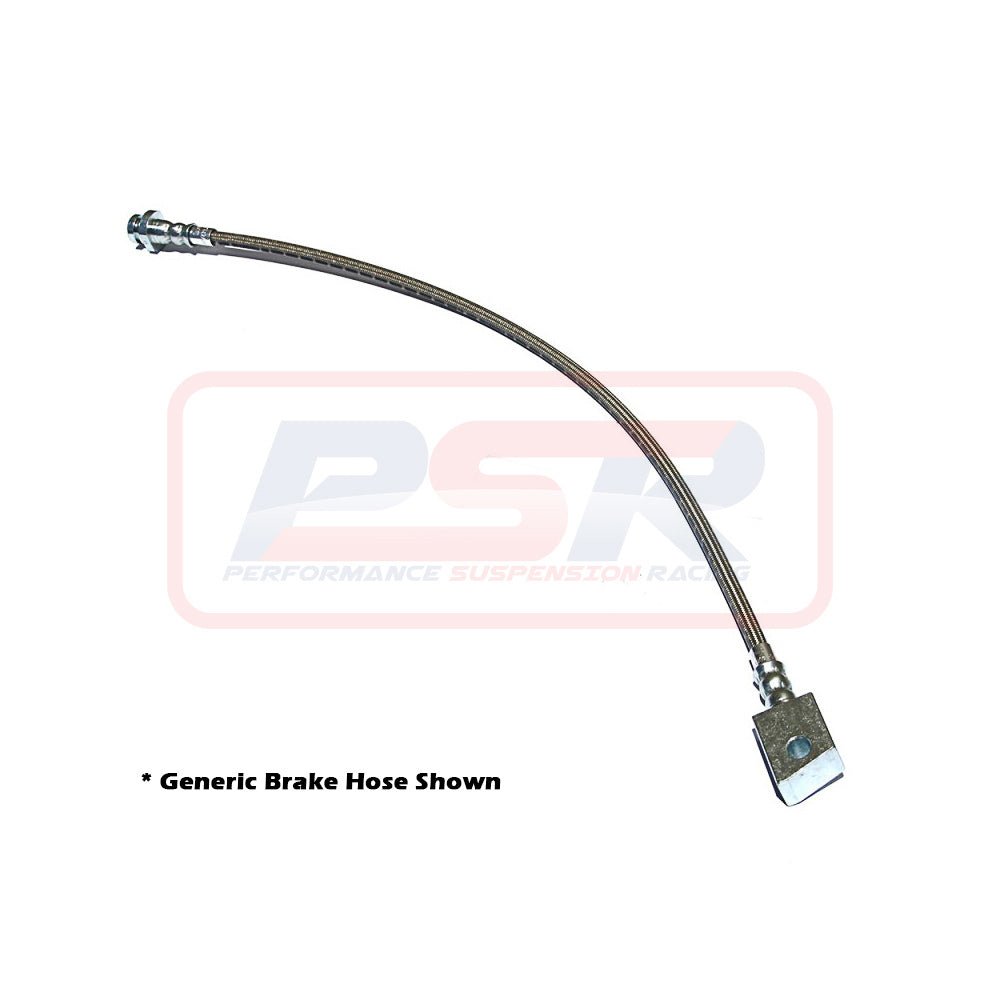 PSR - Performance Suspension Racing - Nissan Navara (1997 - 2015) PSR D22 Rear Braided Extended Brake Hose - SINGLE HOSE - 4X4OC™ | 4x4 Offroad Centre