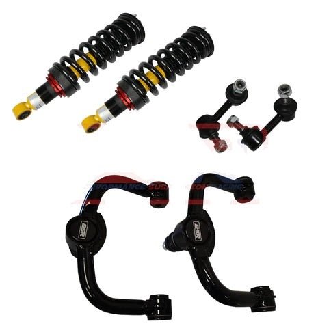 PSR - Performance Suspension Racing - Nissan Navara (2005 - 2015) D40 PSR Bilstein suspension front lift kit 3' Lift Front Adjustable Struts (Assembled Pair) - 4X4OC™ | 4x4 Offroad Centre