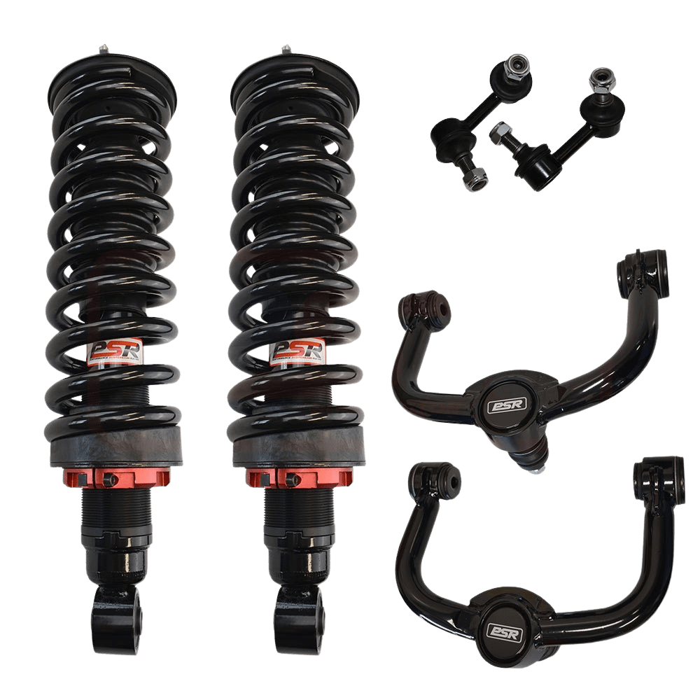 PSR - Performance Suspension Racing - Nissan Navara (2005 - 2015) D40 PSR TTG 3' Front Lift kit Adjustable Struts (Assembled Pair) - 4X4OC™ | 4x4 Offroad Centre