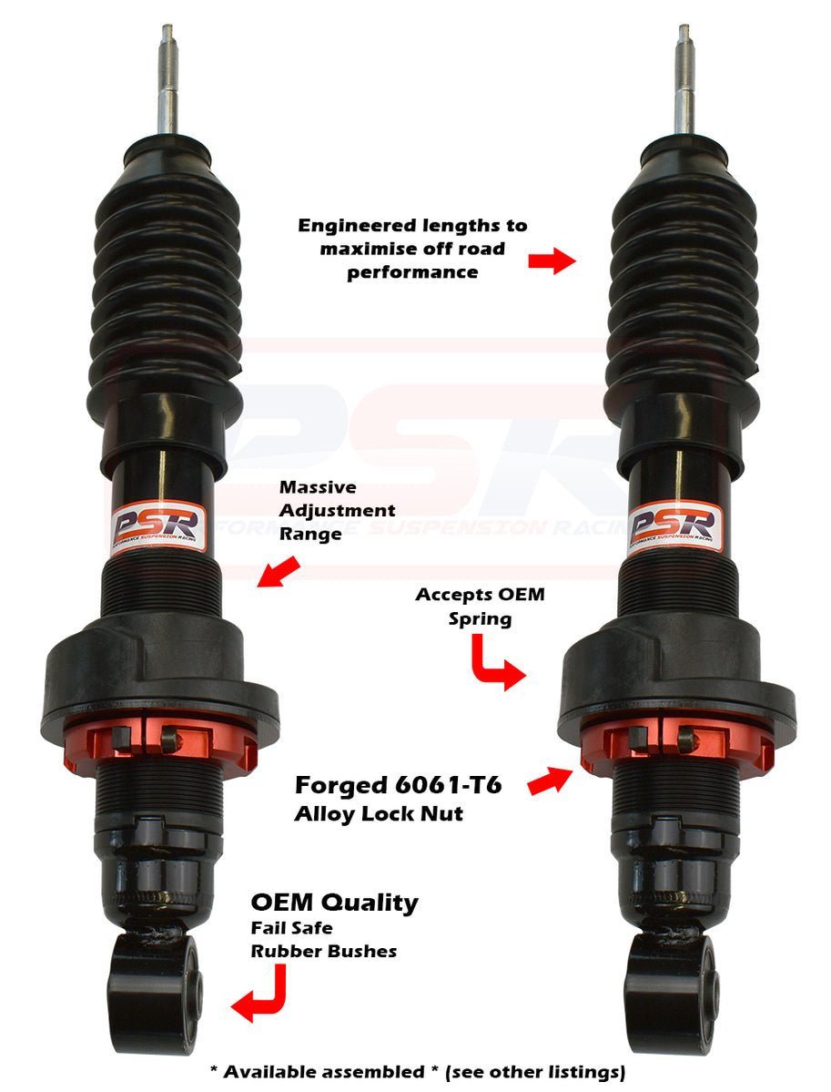 PSR - Performance Suspension Racing - Nissan Navara (2008 - 2015) PSR D40 / NP300 / Pathfinder R51 PSR TTG Front 2 - 3' Adjustable Shock Absorber - PAIR - 4X4OC™ | 4x4 Offroad Centre