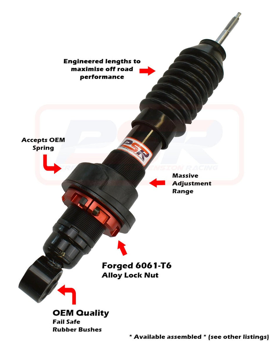 PSR - Performance Suspension Racing - Nissan Navara (2008 - 2015) PSR D40 / NP300 / Pathfinder R51 PSR TTG Front 2 - 3' Adjustable Shock Absorber - 4X4OC™ | 4x4 Offroad Centre