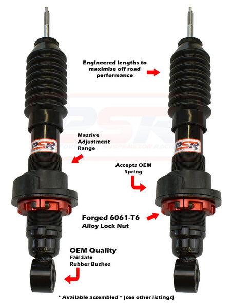 PSR - Performance Suspension Racing - Nissan Navara (2008 - 2015) PSR D40 / NP300 / Pathfinder R51 PSR TTG Front 2 - 3' Adjustable Shock Absorber - 4X4OC™ | 4x4 Offroad Centre