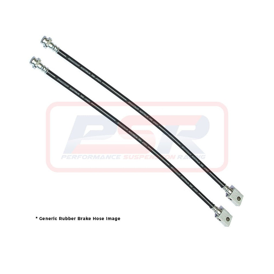 PSR - Performance Suspension Racing - Nissan Navara (2008 - 2015) PSR D40 Rear Rubber Extended Brake Hoses (4'/Long Tavel) - DUAL HOSE - 4X4OC™ | 4x4 Offroad Centre