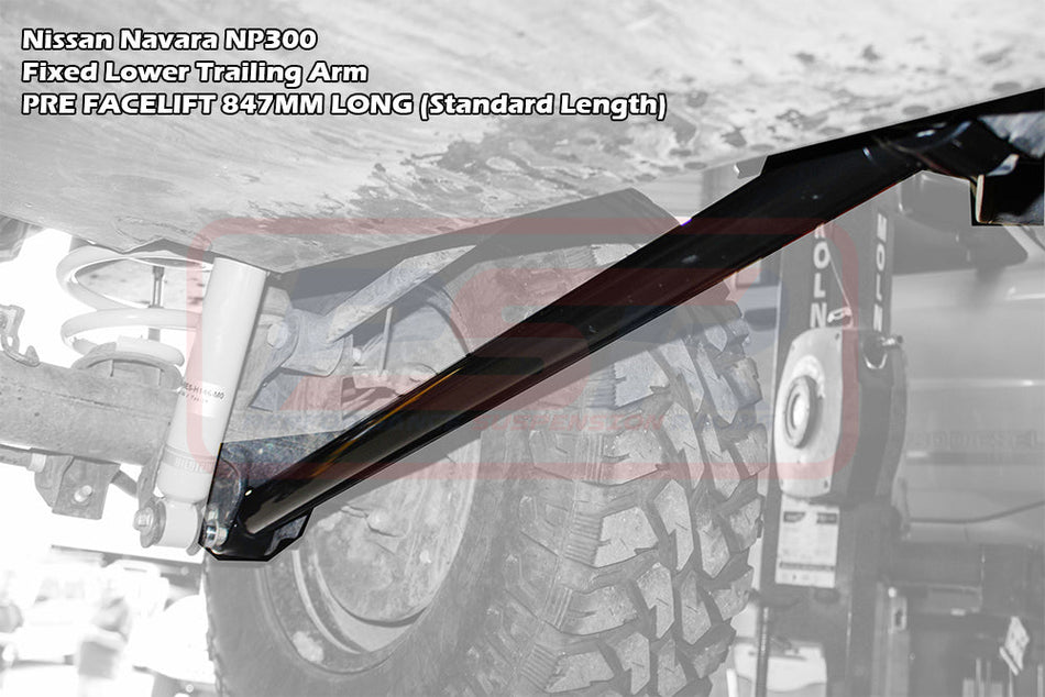 PSR - Performance Suspension Racing - Nissan Navara (2015 - 2023) PSR NP300 Fixed Lower Trailing Arm PRE FACELIFT 847MM LONG (Standard Length) - 4X4OC™ | 4x4 Offroad Centre