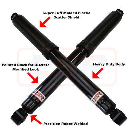 PSR - Performance Suspension Racing - Nissan Navara (2015 - 2023) PSR NP300 PSR TTG Rear 3 - 4' Shock Absorber (Long Travel) - PAIR - 4X4OC™ | 4x4 Offroad Centre