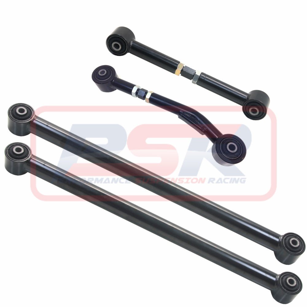 PSR - Performance Suspension Racing - Nissan Patrol (1988 - 1997) PSR GQ & GU Adjustable Upper (Bent for long range tank) & Fixed Standard Length Lower Trailing Arm Kit (686mm) 2 - 3' Lift - 4X4OC™ | 4x4 Offroad Centre