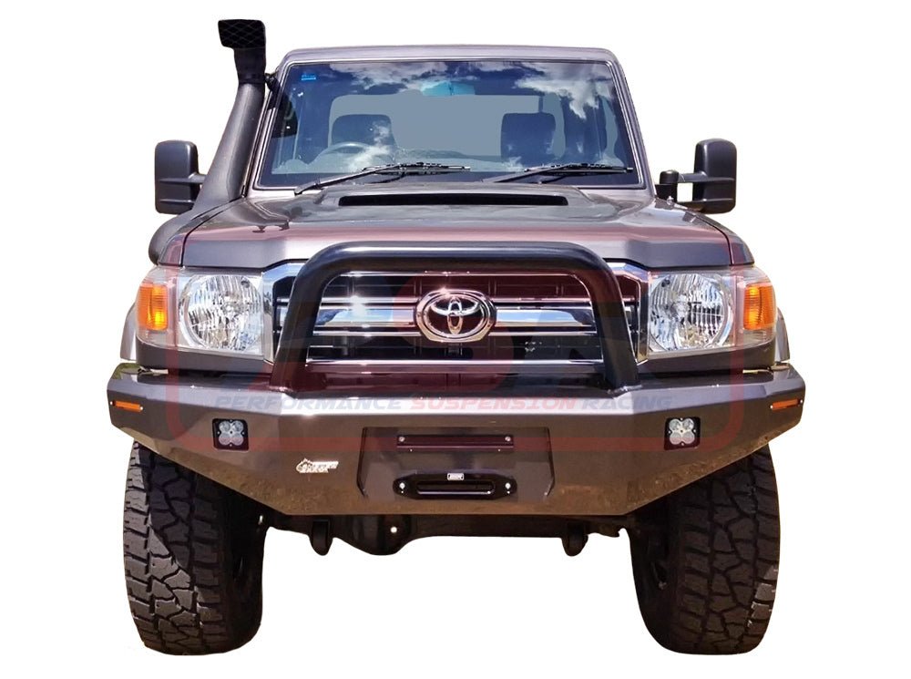 PSR - Performance Suspension Racing - Toyota Landcruiser 70 Series (1999 - 2020) PSR Ambush Single Hoop Bullbar (Big Tube) - 4X4OC™ | 4x4 Offroad Centre