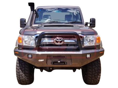 PSR - Performance Suspension Racing - Toyota Landcruiser 70 Series (1999 - 2020) PSR Ambush Single Hoop Bullbar (Big Tube) - 4X4OC™ | 4x4 Offroad Centre