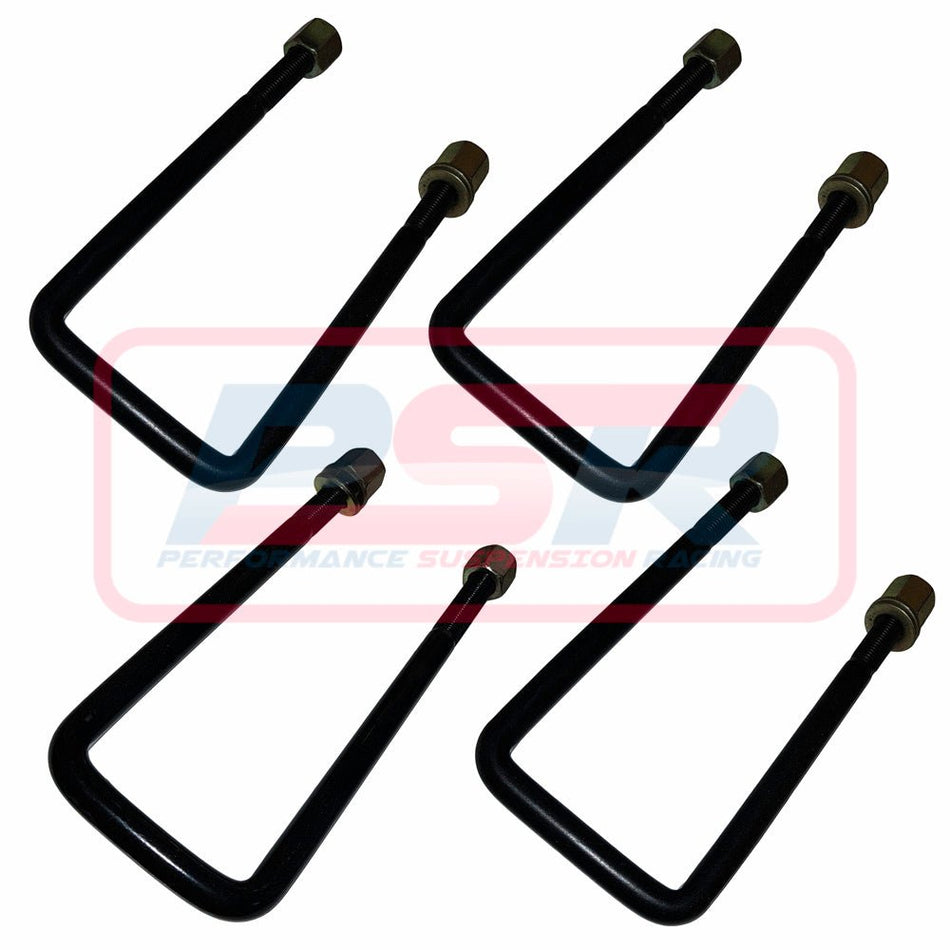 PSR - Performance Suspension Racing - U - Bolt Square Top M14 x 62 x 185 - Set of Four PSR - 4X4OC™ | 4x4 Offroad Centre