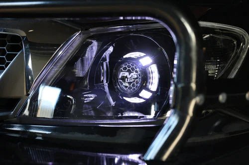 PVS Automotive - DIY Black Open Unsealed Headlight Housings to suit Toyota Hilux N70 (PAIR) - 4X4OC™ | 4x4 Offroad Centre