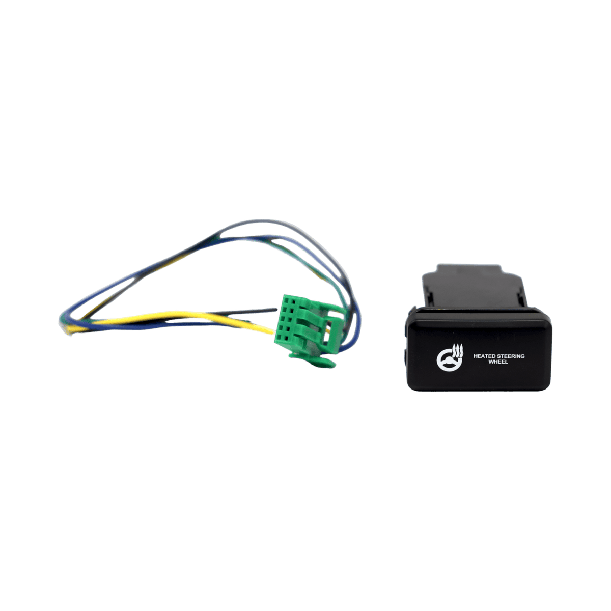 PVS Automotive - Horizontal White LED Push Switch to suit Toyota Hilux Hiace FJ Cruiser Prado 70 Series LandCruiser - 4X4OC™ | 4x4 Offroad Centre