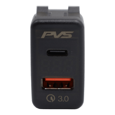 PVS Automotive - PVS Dual USB C/USB 3.0 Charger - 4X4OC™ | 4x4 Offroad Centre