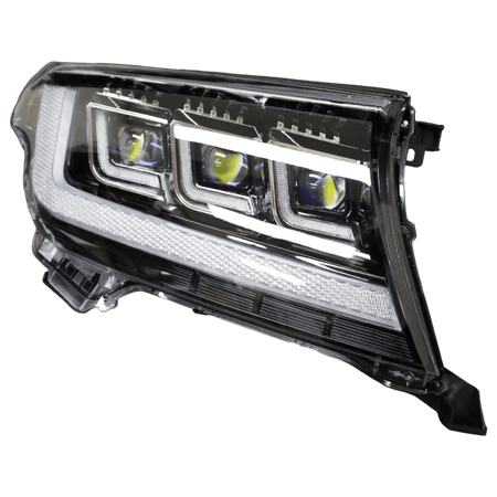 PVS Automotive - RTR Triple Lens LED DRL Projector Headlights for Toyota 200 Series LandCruiser Pre - Facelift 2008 - 2015 (PAIR) **PRE - ORDER FOR AUGUST/SEPTEMBER** - 4X4OC™ | 4x4 Offroad Centre