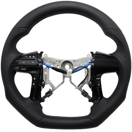 PVS Automotive - Sports Black Leather with Perforated Sides Steering Wheel to suit Toyota Hilux N70 Facelift (06/2011 - 04/2015) **PRE - ORDER FOR AUGUST** - 4X4OC™ | 4x4 Offroad Centre