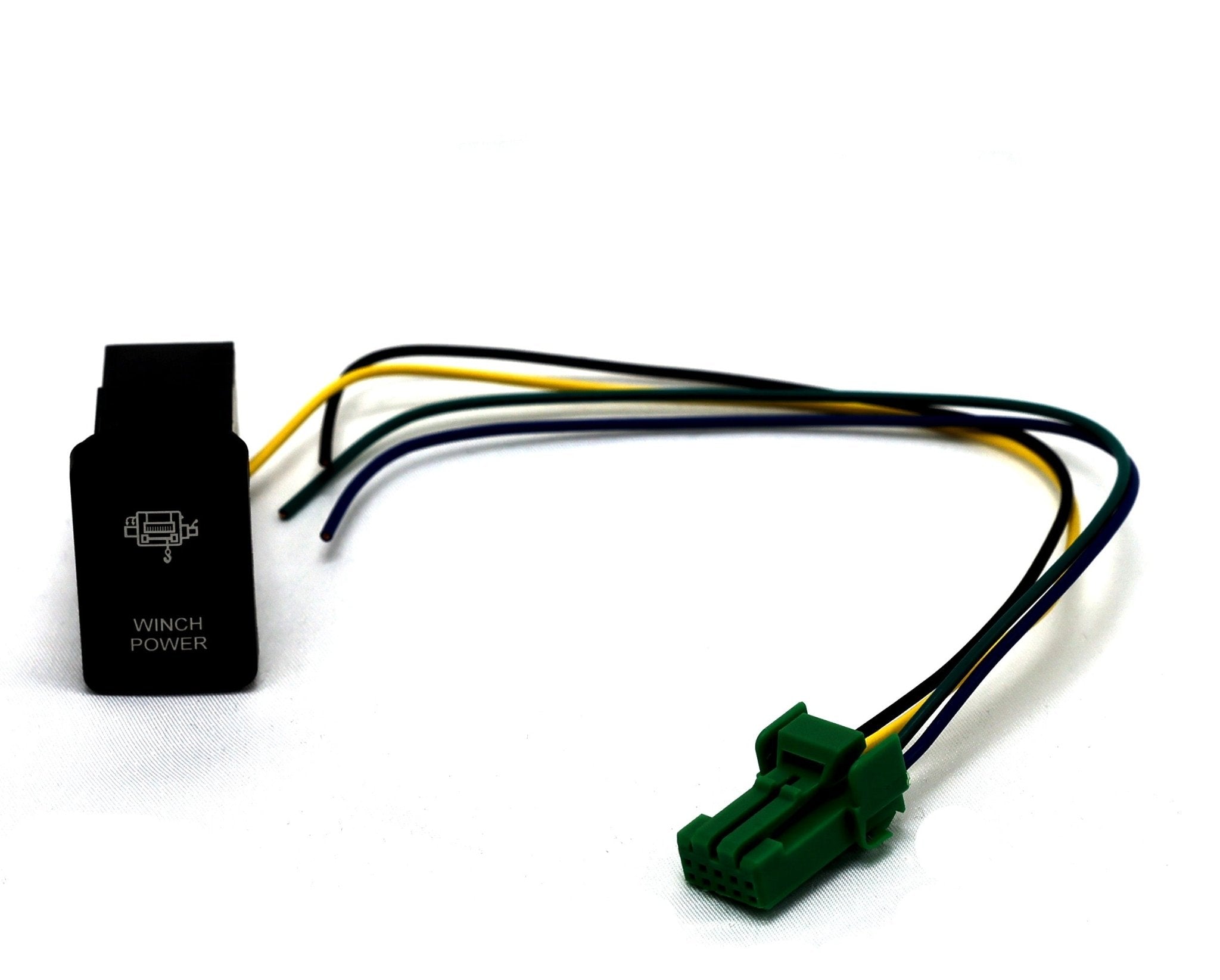 PVS Automotive - Vertical White LED Push Switch to suit 200 Series Landcruiser - 4X4OC™ | 4x4 Offroad Centre