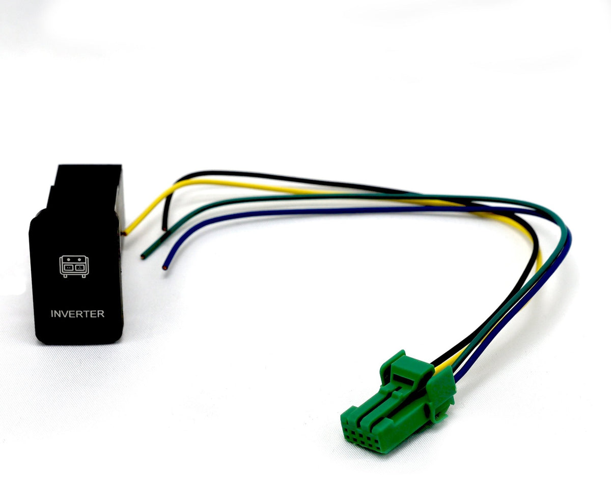 PVS Automotive - Vertical White LED Push Switch to suit 200 Series Landcruiser - 4X4OC™ | 4x4 Offroad Centre