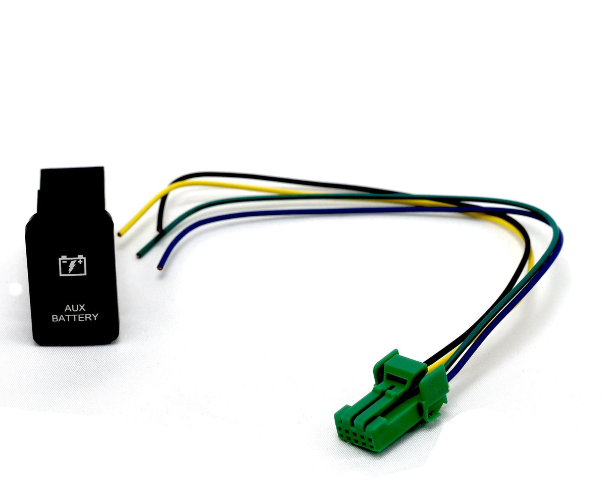 PVS Automotive - Vertical White LED Push Switch to suit 200 Series Landcruiser - 4X4OC™ | 4x4 Offroad Centre