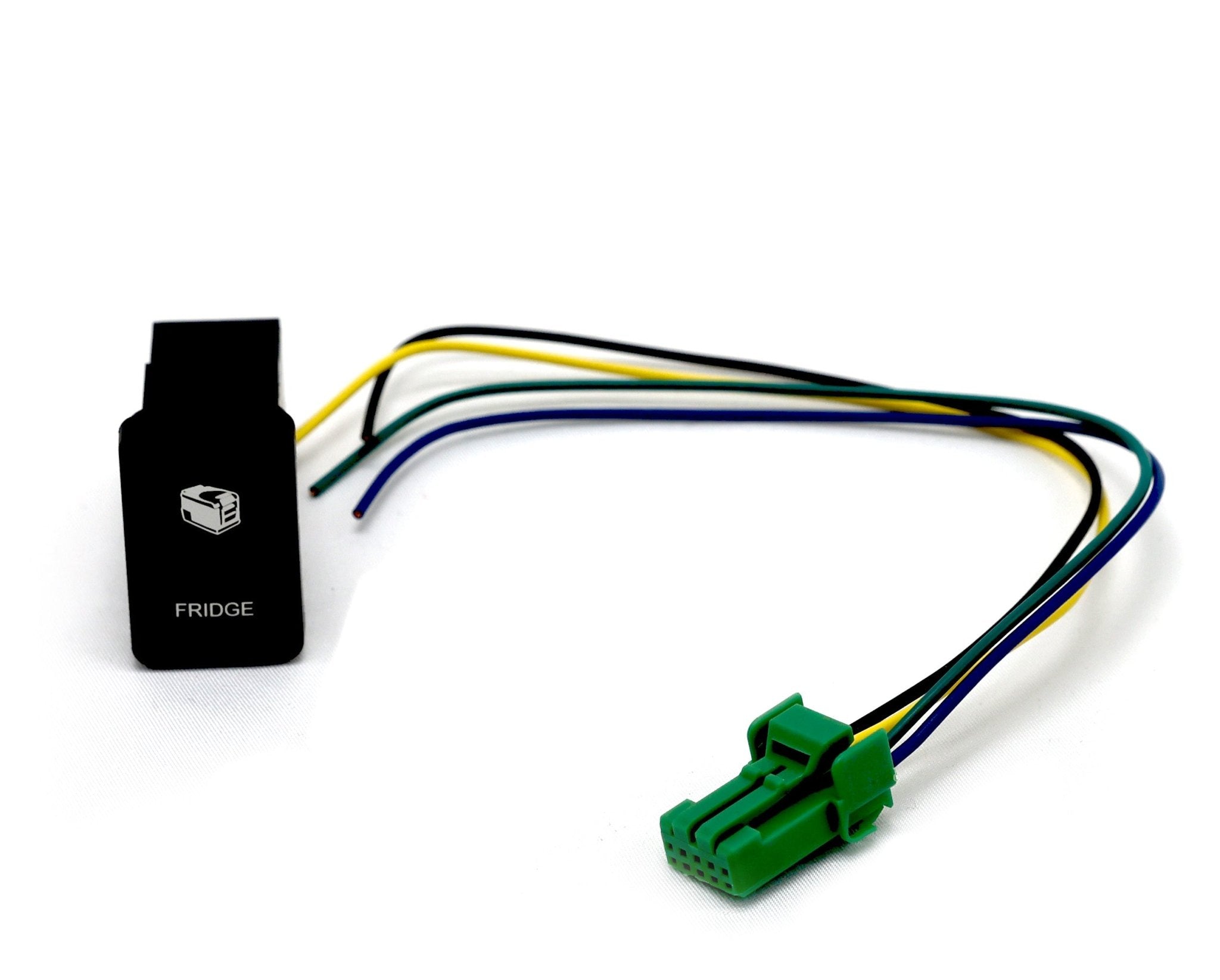 PVS Automotive - Vertical White LED Push Switch to suit 200 Series Landcruiser - 4X4OC™ | 4x4 Offroad Centre