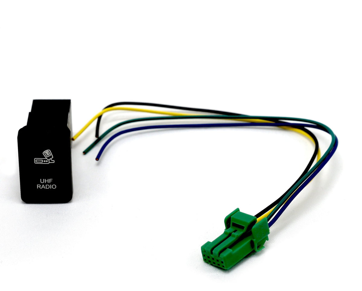 PVS Automotive - Vertical White LED Push Switch to suit 200 Series Landcruiser - 4X4OC™ | 4x4 Offroad Centre