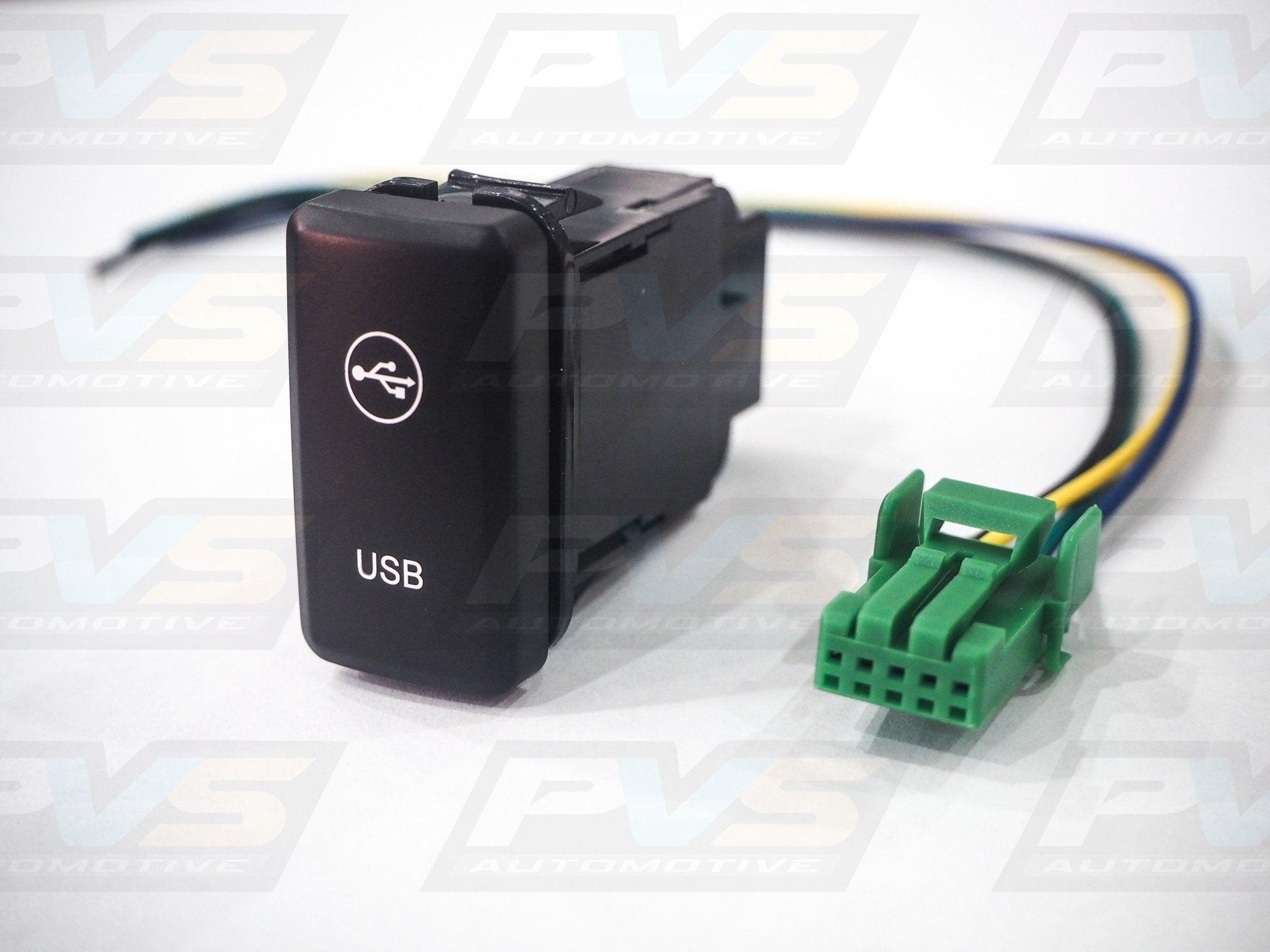 PVS Automotive - Vertical White LED Push Switch to suit Toyota Hilux Hiace FJ Cruiser Prado 70 Series LandCruiser - 4X4OC™ | 4x4 Offroad Centre