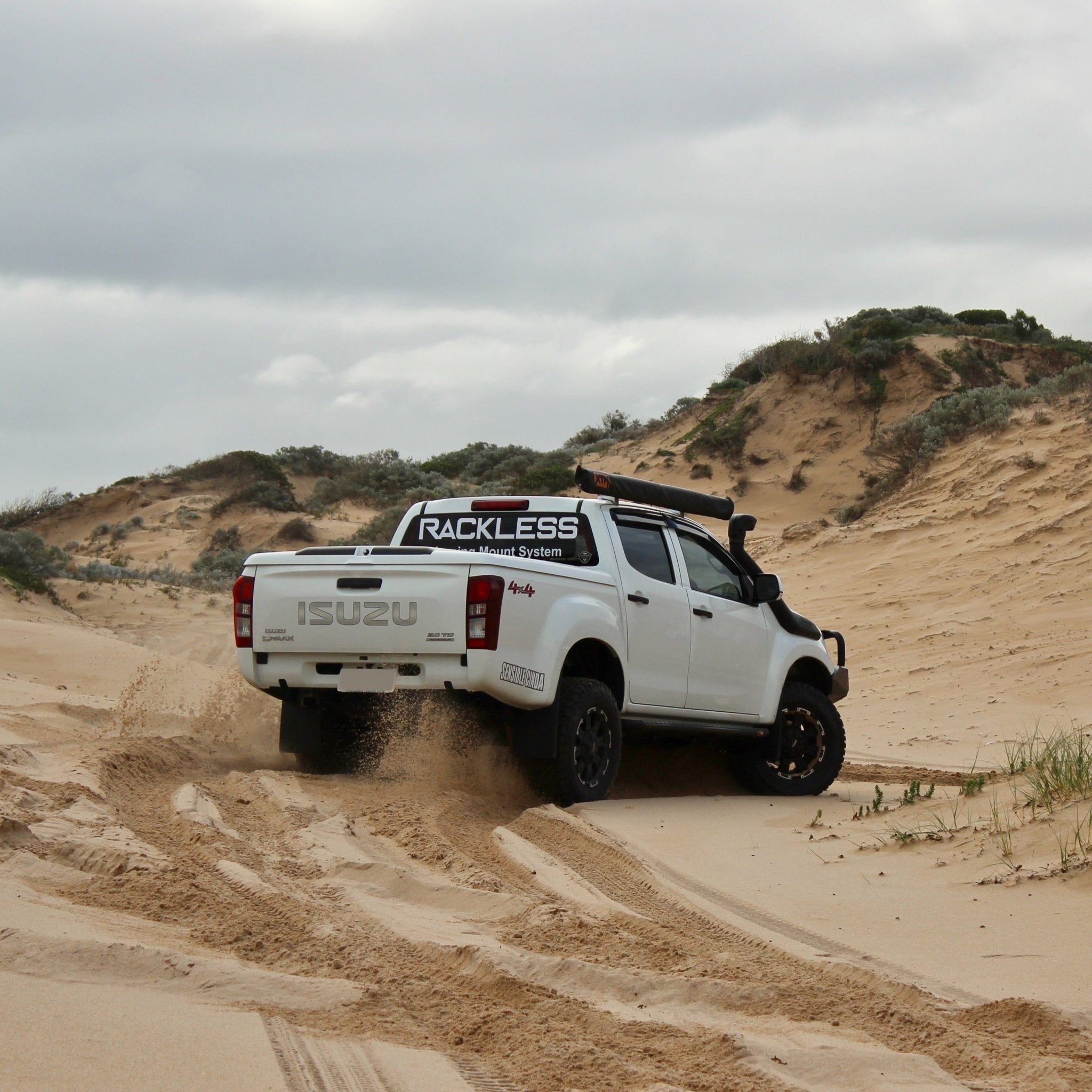 Rackless Awning Mount System - Isuzu D - Max 2nd Gen (2012 - 2020) Dual Cab - Awning Mount System - 4X4OC™ | 4x4 Offroad Centre