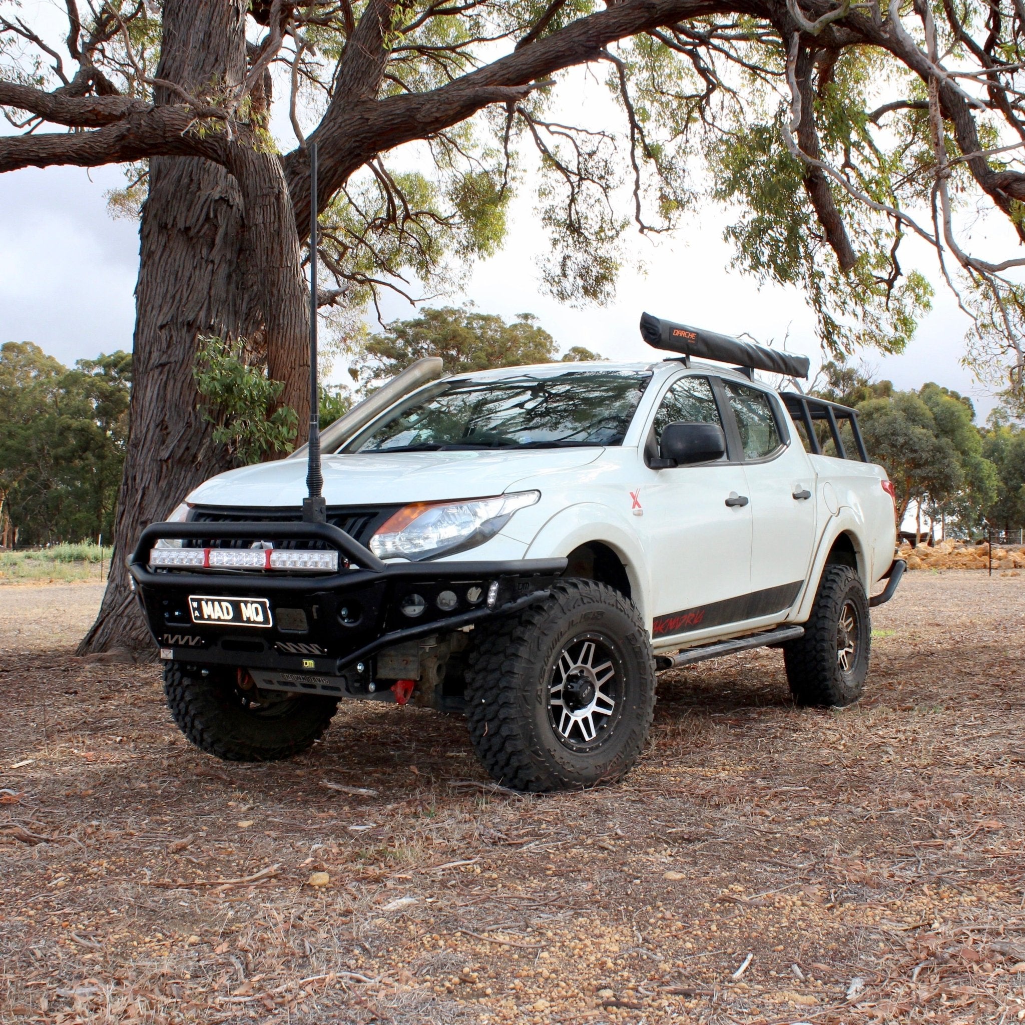 Rackless Awning Mount System - Mitsubishi Triton MQ (2015 - 2018) Dual Cab - Awning Mount System - 4X4OC™ | 4x4 Offroad Centre