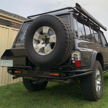 Raslarr Engineering - GQ Nissan Patrol Tourer Rear Bar - 4x4 Offroad Centre