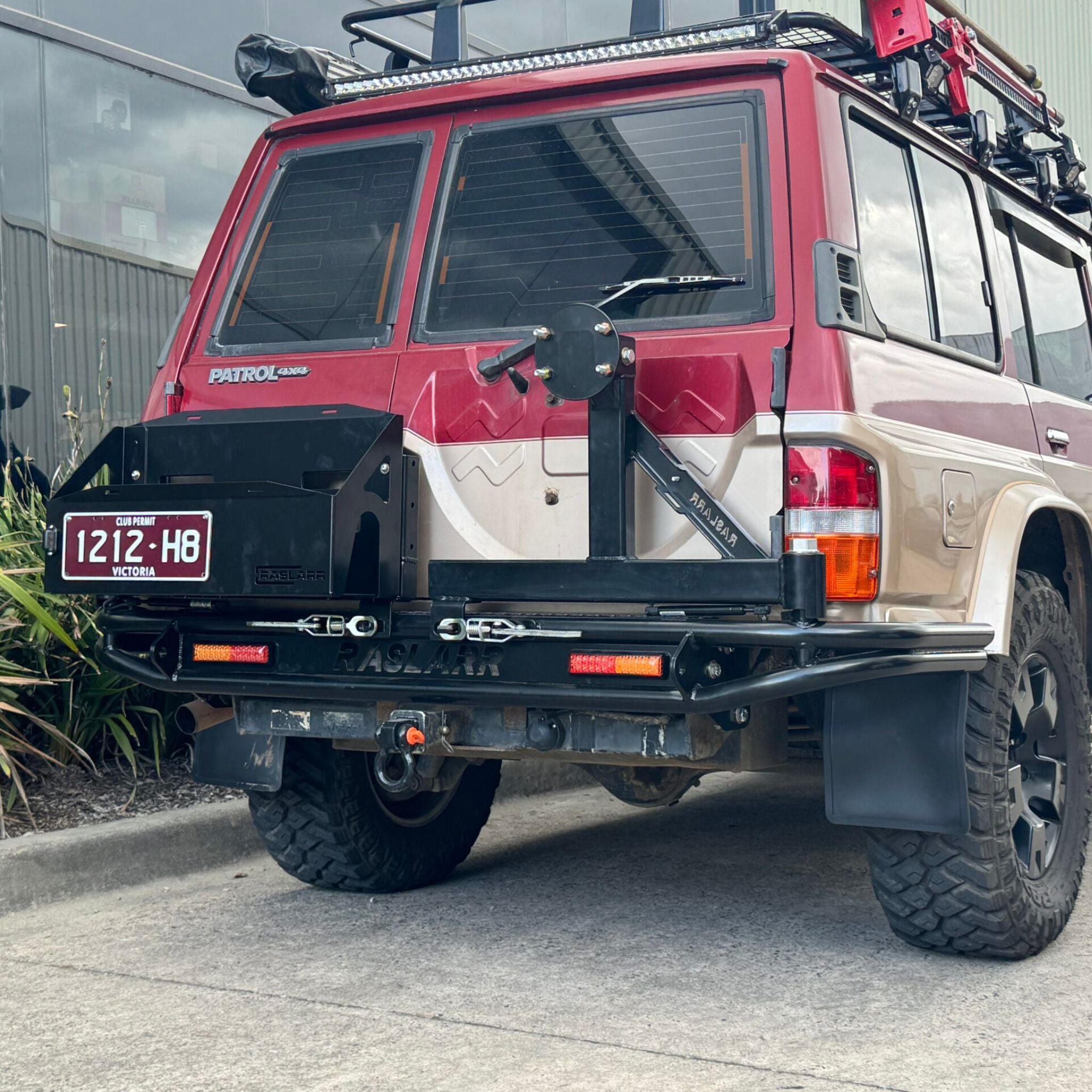 Raslarr Engineering - GQ Nissan Patrol Tourer Rear Bar - 4x4 Offroad Centre