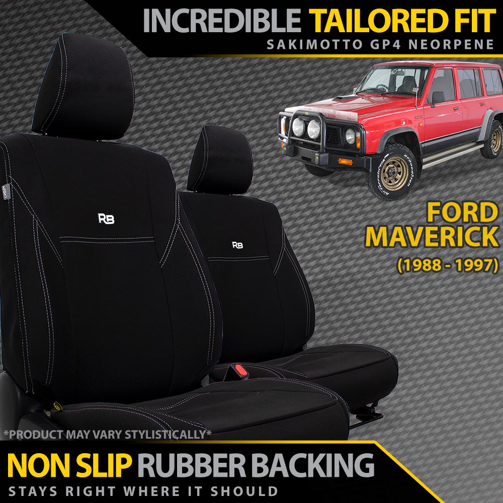 Razorback 4x4 - Ford Maverick Neoprene 2x Front Seat Covers (Available) - 4X4OC™ | 4x4 Offroad Centre