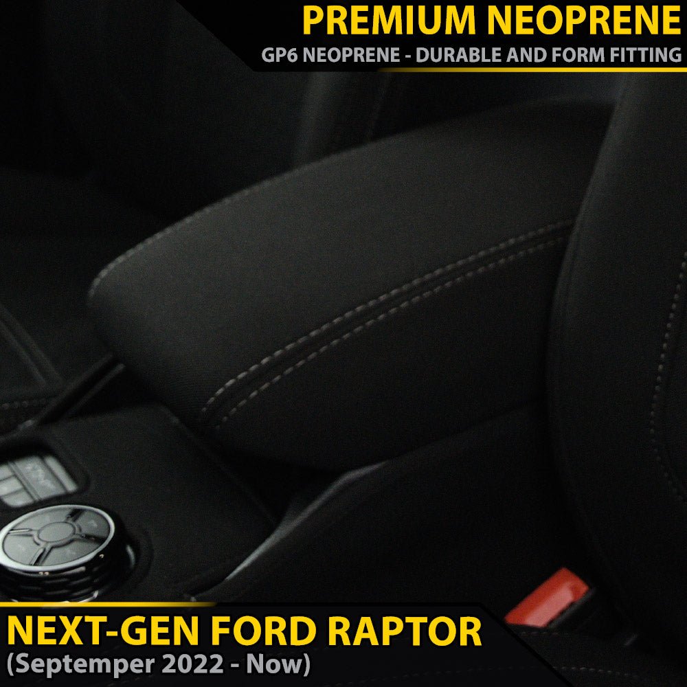 Razorback 4x4 - Ford Next - Gen Raptor Premium Neoprene Console Lid (Available) - 4X4OC™ | 4x4 Offroad Centre