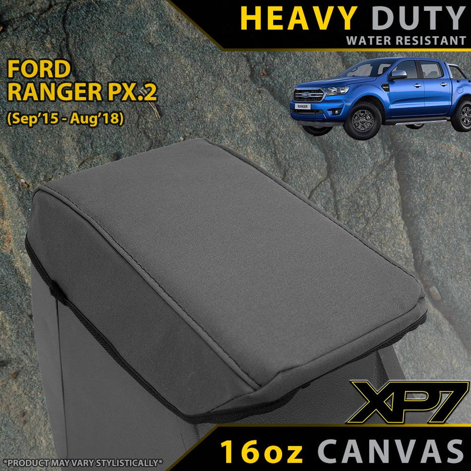 Razorback 4x4 - Ford Ranger PX II Heavy Duty XP7 Canvas Console Lid (Made to Order) - 4X4OC™ | 4x4 Offroad Centre