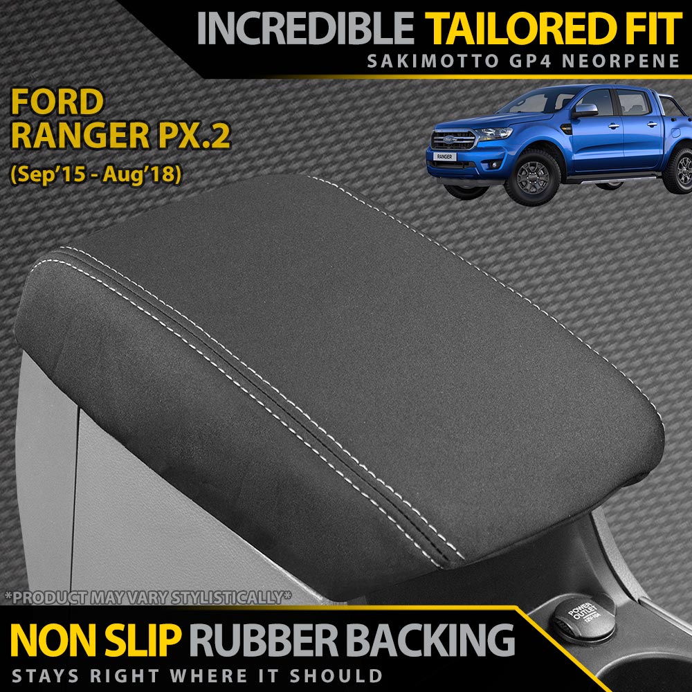 Razorback 4x4 - Ford Ranger PX II Neoprene Console Lid (Available) - 4X4OC™ | 4x4 Offroad Centre