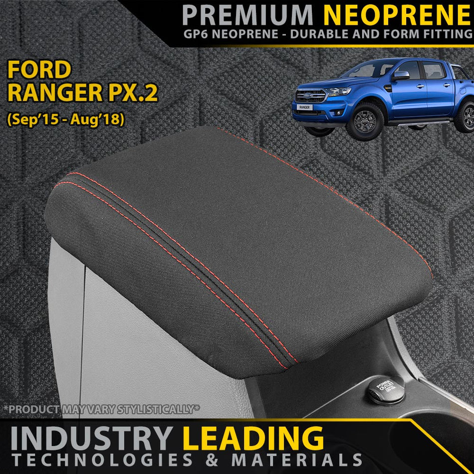 Razorback 4x4 - Ford Ranger PX II Premium Neoprene Console Lid (Available) - 4X4OC™ | 4x4 Offroad Centre